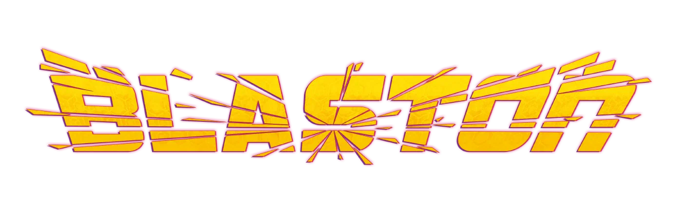 Logo for the game Blaston