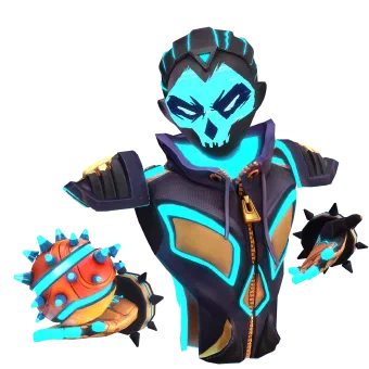 Render of blue Shoxx.